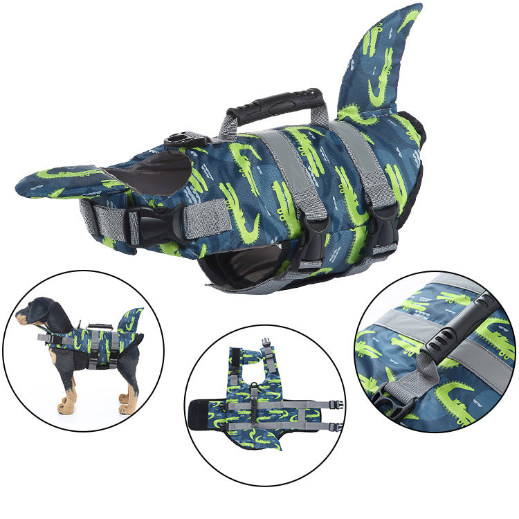 Adjustable Dog Life Jacket Swim Vest