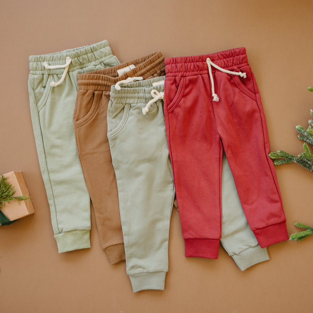 Cotton French Terry Kids Jogger Pants