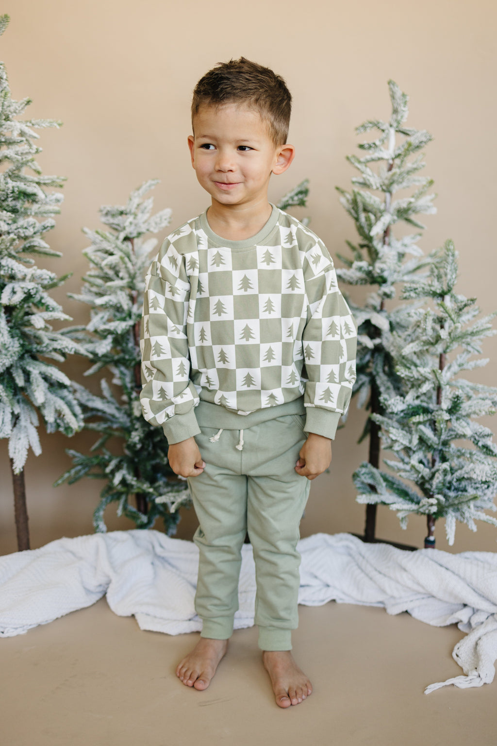 Cotton French Terry Kids Jogger Pants