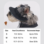Backpack Harness and Hat Set (Black Only)