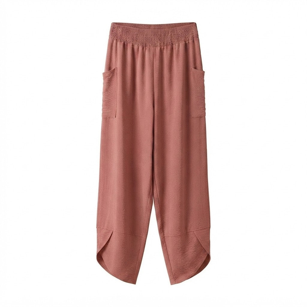 Womens Wide Leg Capri Pants