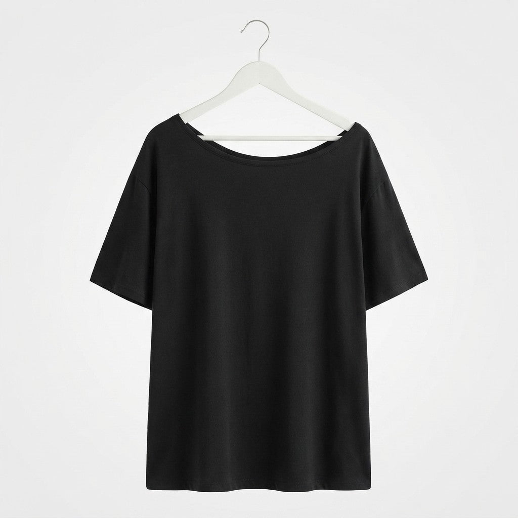 Oversized Off Shoulder T-Shirt