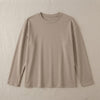Oversized Long Sleeve Basic Tee
