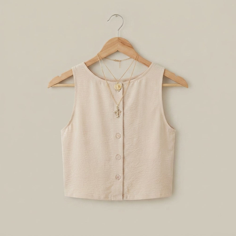 Casual Crop Tank Top