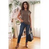 Casual Cap Sleeve Business Blouse