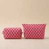 Canvas Cosmetic Bag Set 2 Piece