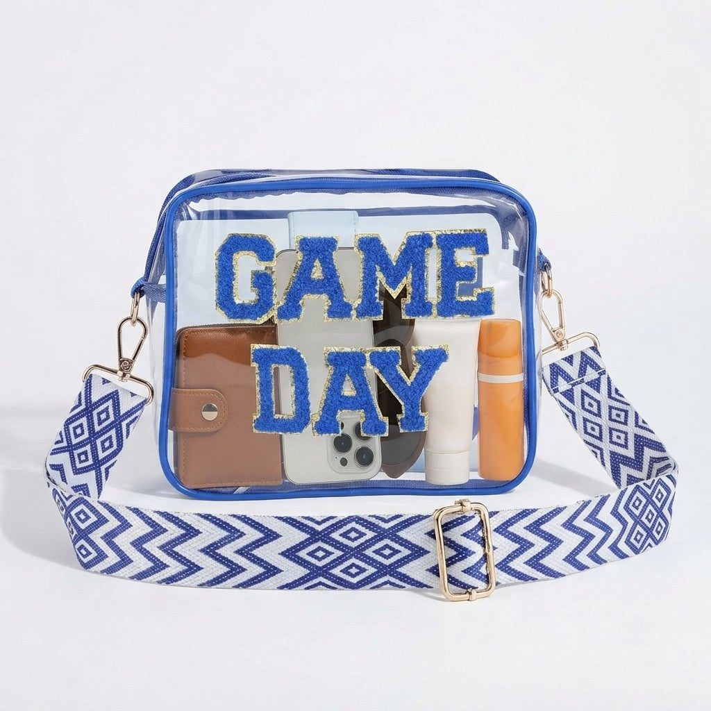 Clear Game Day Stadium Crossbody Bag