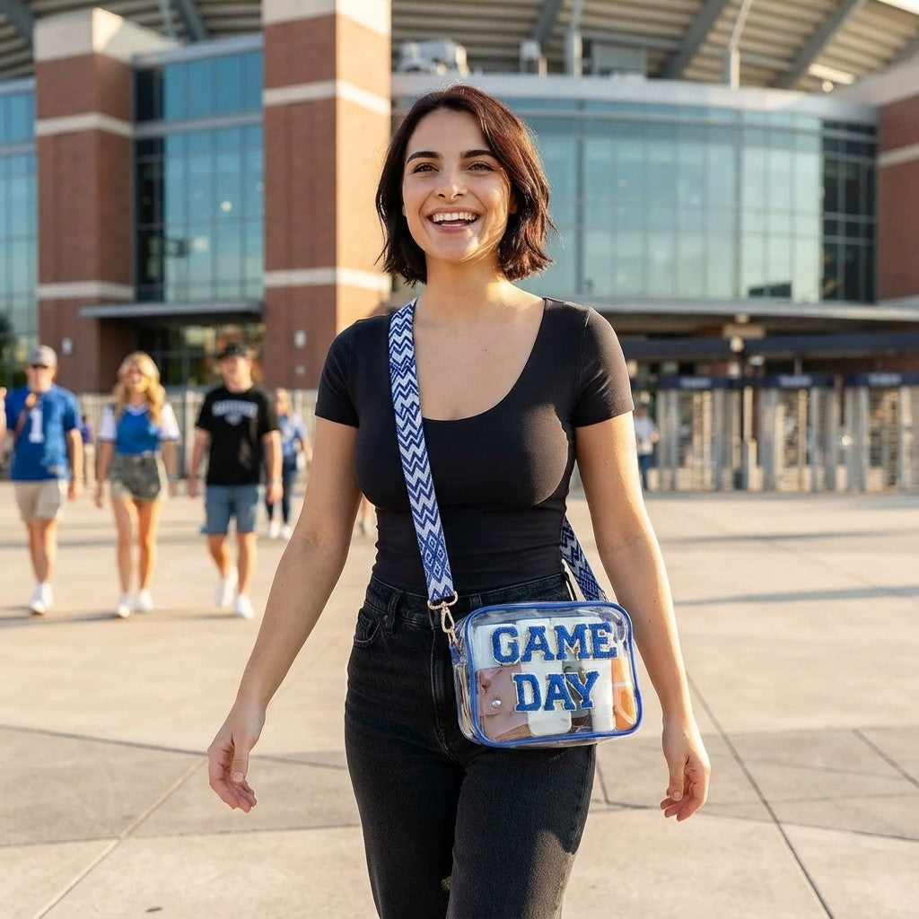 Clear Game Day Stadium Crossbody Bag