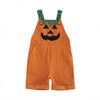 Festive Toddler Halloween Overalls