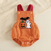 Halloween Corduroy Romper Sizes up to 18 Months.